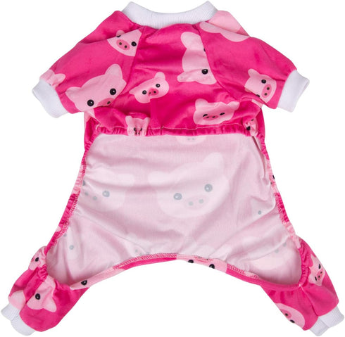 CuteBone Dog Christmas Pajamas Puppy Onesies Small Dogs Soft Pjs Coat Comfy Pet Clothes Outfit Doggie Bodysuit P46XS
