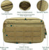 Tactical Molle Pouch, Multi-Purpose EDC Admin Utility Pouch for Outdoor, Hunting, Traveling, Hiking