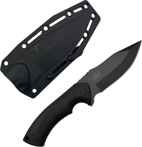 Hunting Survival Knife - 9" Full Tang Fixed Blade Knives with Extra FRN Handle Scales and MOLLE Clip
