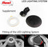 FLEXI LED Lighting System, Splashproof, Black, for Flexi Retractable Leashes with Rechargeable Battery