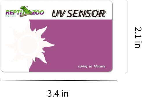 REPTI ZOO UVB Tester, Reptile Lamp UV Sensor, Set of 2