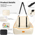 XIEEAOZEE 55Lbs 2 Dog Car Seat for Large/Medium Dog, Booster Seat Under or Small Dogs, Detachable and Washable Travel