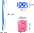 WishLotus Spring Cat Toys - Colorful Cat Spring Toy and Cat Tube Toy Telescopic Mesh Pole for Kitten Chew Toys
