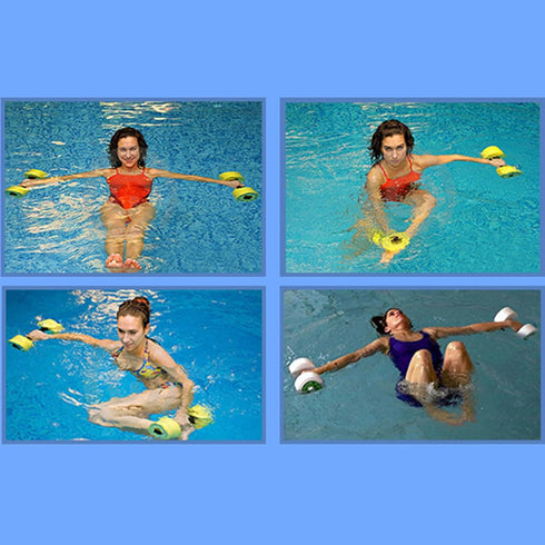 (1 EVA Foam Aquati Dumbbells - Waterproof Non-Slip Water Resistance Fitness Tool for Pool/Spa/Water Aerobics