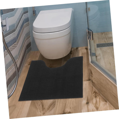 6pcs VOSAREA U-Shaped Toilet Training Pad Washable Bathroom Contour Rug for Potty Training Soft Reusable Toilet Mats