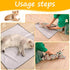 hurifeng 9lbs,21.65 21.65IN) Cat Grooming Wrap Self-Adhesive Anti-Scratch Swaddle Restraint Bag for Stress-Free Nail