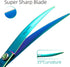 Fenice Peak 7.5'' Green Curved Dog Grooming Scissors - Ergonomic Offset Handle, 440C Durable and Sharp Trimming Shears