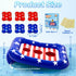4th Swimm Summer 3-12 AURASUN Kids Fun Pool Toys, Inflatable Pool Cornhole Game Floating, of July American Flag Water