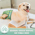 5 Pack, Langsprit Female Dog Diapers for Doggie Puppy,Reusable Dog Period Diapers Female for Heat Peeing,Small Medium
