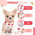 Small Dog Shirt - Cute Puppy Cat T Shirt Clothes - Soft Cotton Sleeveless Tee for Small Dogs Cats Summer Vest (Red