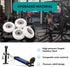 Total Gym Set of 4 Replacement Wheels/Rollers for Models 2000, 3000, Some 3000 XL, Early XL (White)