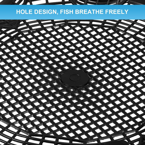 14.05X14.05X4.33In Toddmomy Portable EEL Catching Cage Crab Trap Shrimp Lobster Fishing Basket Lightweight Mesh Net