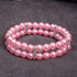 2 Rows Pearls Pet Dog Necklace Collar - Bling Accessories for Puppy Jewelry, Handmade Adjustable (Pink, Extra Small)