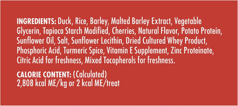 Zuke's Mini Naturals Duck Recipe Training Dog Treats, 16 OZ Bag, Pack of 2