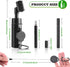 Pro Golf Club Cleaner Brush with Golf Groove Sharpener Tool, 8 Inches Water Brush with Retractable Clip for Men/Women