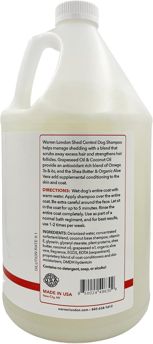 Warren London 2-in-1 Dog DeShedding Shampoo and Conditioner | Anti Shedding Shampoo for Dogs, Nourishes Hair Follicles