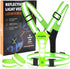 LED Reflective Vest for Running, High Visibility Light Up Vest, USB Rechargeable Adjustable Running Lights for Men