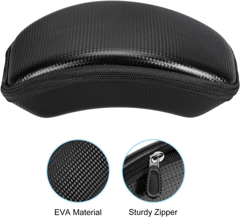 PATIKIL Hard Ski Goggle Cases, EVA Sports Glasses Case for Shockproof Snowboard Goggles