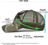 YOLAI Camouflage Print Baseball Caps Mesh Breathable Trucker Sun Hats Sunscreen Adjustable Visors Cap for Women Men