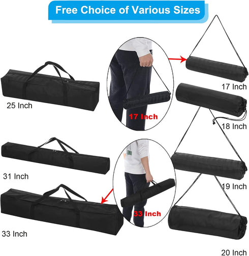 25 Inch PATIKIL Camp Chair Replacement Bag, Nylon Foldable Carrying Bag Large Zippered Bag with Shoulder Strap