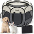 Goozii Pet Cat Playpen for Indoor Cats Enclosed, Puppy Dog Play Pen