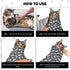 27.6"Cat (6-10 lbs) Grooming Wrap, Self Adhesive Cat Wrap for Cutting Nails, Anti-Escape Calming Cat Swaddle Wrap