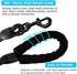Short Dog Leash - Nylon Traffic Leash with Padded Handle, 3 Sizes for Small Medium Large Dogs with Highly Reflective