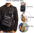 Tactical Shoulder Sling Bag, Small Outdoor Chest Pack for Men, Black Rover Sling Daypack for Traveling, Trekking,