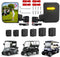 Golf Cart Side View Mirrors with Turn Signal Light - No Drilling Foldable Mirrors Compatible with Ezgo Yamaha ICON Club