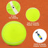 QDAN Giant Large Tennis Ball for Dogs: 9.5" Yellow Dog Tennis Ball for Outdoor Play, Big Dog Toy