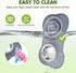 Pecute Slow Feeder Dog Bowls, Non-Spill Silicone Mat, Food-Grade Safe Bowls, Stainless Steel Water Bowl