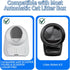 120 Pack 4/3 Automatic Litter Box Liners, Compatible with SCOOPER YOUNG & SCOOPER LUXURY PRO & Litter Robot