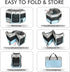 X-ZONE PET Dog Playpen Portable Pet Play Pens for Puppies, Cat, Rabbit, Chicks, Foldable Exercise Play Tent Kennel