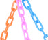 1914 Bonka Bird Toys Basket Swing - Colorful Bamboo Chew Swing for Parrots, Quaker, Parrotlet, Budgie