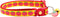 Pugs to Persians Tomato Cat Collar with Charm & Bell | Safety Breakaway Collar |