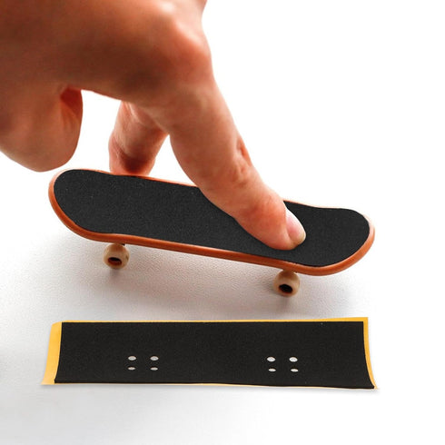 12 Pack 4.33X1.49In SUPVOX Finger Skateboards Tape Replacement Mini Grip Tape with Strong Adhesive for Fingerboard
