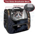 (1) Black Bears Mon Love Baby Transparent Pet Carrier for Travel Hiking for Kitty Small Dog