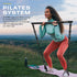 Pilates Bar Kit with Resistance Bands, Adjustable 3-Section Equipment for Home Workouts, Legs, Arms