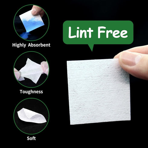 1000PCS 200PCS 2PCS Patches,6" Patches+ Pointed/Round Swabs+ Gun Cloths, Lint Free Gun Cleaning Long Cotton Swabs/Tips