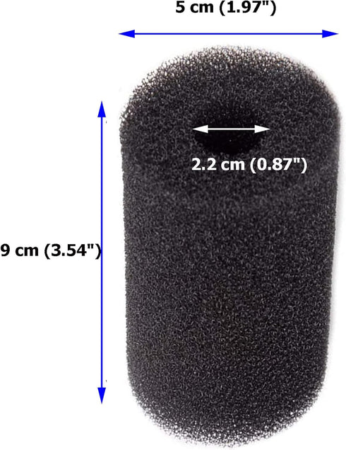 Delapan 4 Pack Pre-Filter Sponge for Aquaclear Aquarium Fish Tank Filter Covers.
