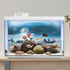 AWERT 48x20 inches Egyptian Pyramid Aquarium Background, Egypt and Sphinx Underwater World Vinyl Background