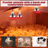 4 Pack 250watt 120v Bulbs E26 VIHOSE Infrared Heat Lamp for Chickens Thickened Red Heat Lamp for Food Service, Reptile