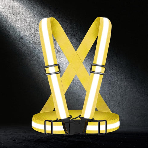 High Visibility Reflective Vest, Adjustable Safety Vest for Running, Walking, Jogging, Hiking, Night Cycling