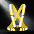 High Visibility Reflective Vest, Adjustable Safety Vest for Running, Walking, Jogging, Hiking, Night Cycling
