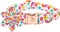 Elegant little tail Valentine's Day Dog Collar with Flower, Adjustable Heart Dog Collar for X-Small Dogs