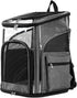 Cat Carrier Backpack for Small Medium Pets - Lightweight Portable Travel Carrier Bag for Cats & Dogs up to 26 Lbs,