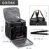 Dog Grooming Supplies Organizer Tote - Black, Perfect for Grooming Tools