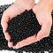 SOUJOY 3 LB Black Crystal Chip Stone, Polished Aquarium Gravel, Natural Decorative Mini Pebbles