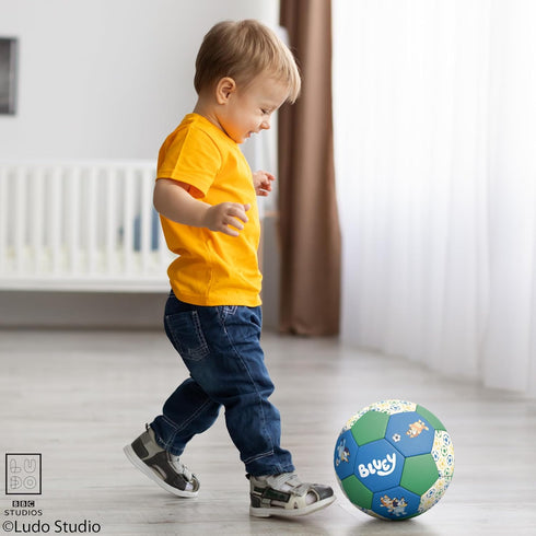 7 Inch 3+ Soccer Ball for Kids Years Old, Ships Deflated, Bluey Jr