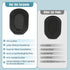 Yaherik Gel Ear Pads Replacement for Walker's Hearing Protection Earmuffs with Inner Cooling Gel& Sealed Bottom Shell